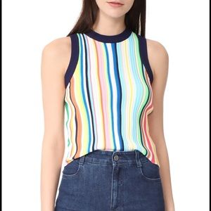 Milly Vertical Stripe Shell Top